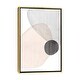 preview thumbnail 7 of 10, iCanvas "Shifting Spheres IV" by Grace Popp Framed Gold - 26x18