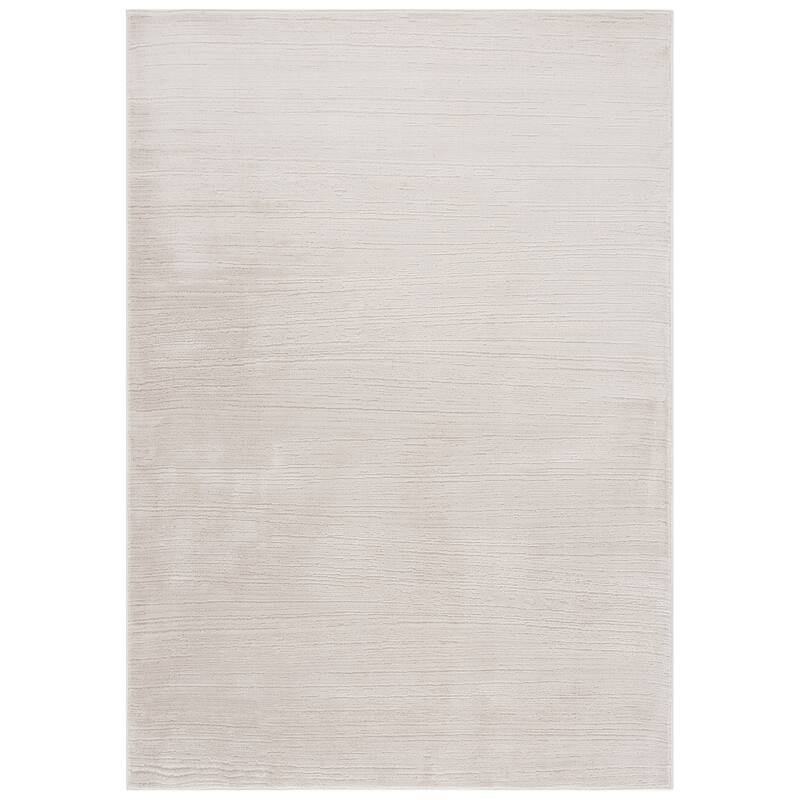 SAFAVIEH Whisper Rosie Modern Abstract Rug - 5'3" x 7'6" - Ivory/Taupe