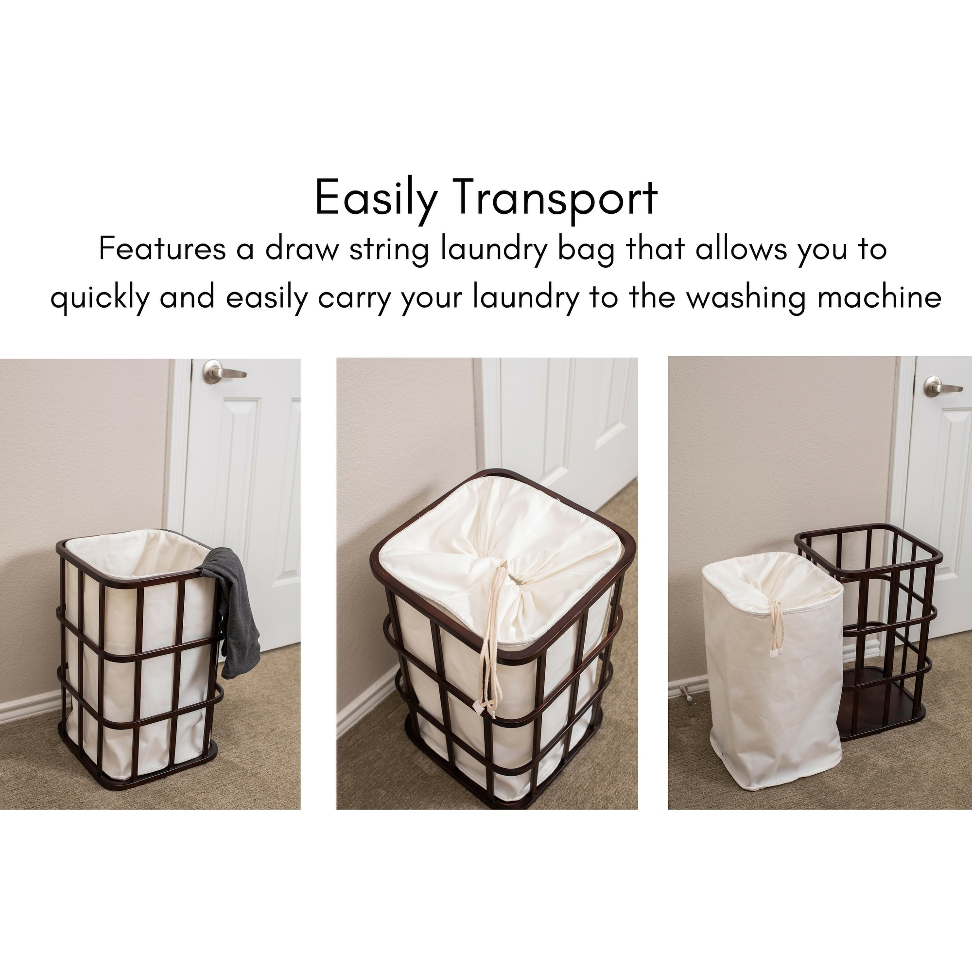 Birdrock Home Modern Square Laundry Hamper Dark Brown Bamboo Overstock 32035457 Our laundry storage & organization category offers a great selection of laundry baskets and more. birdrock home modern square laundry hamper dark brown bamboo