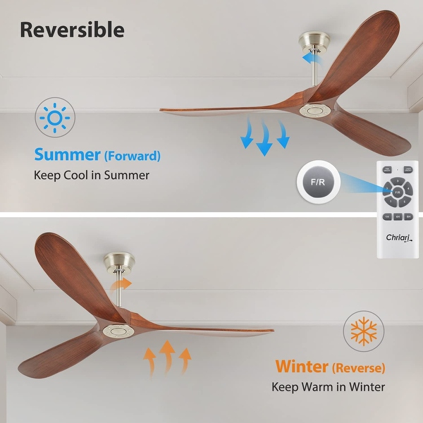 Orient new ceiling fan top