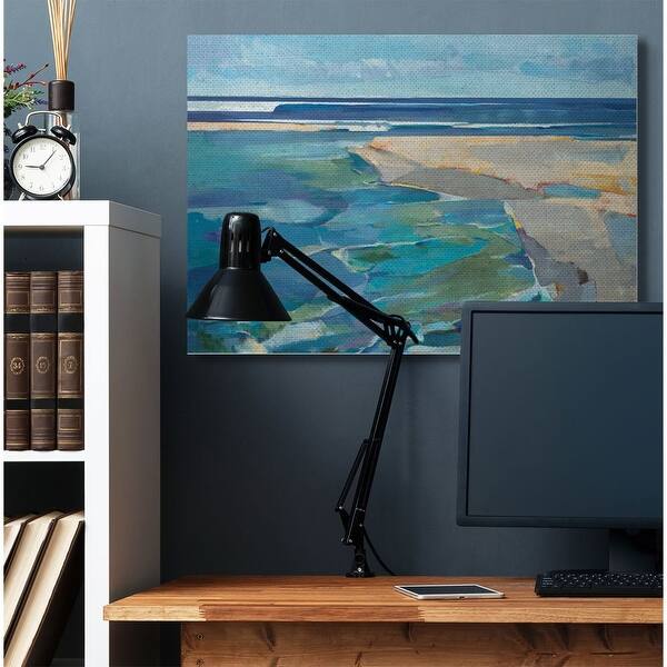 Shop Stupell Industries Abstract Beach Landscape Pastel Cubism