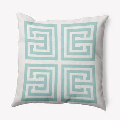 Greek Key Decorative Indoor Pillow