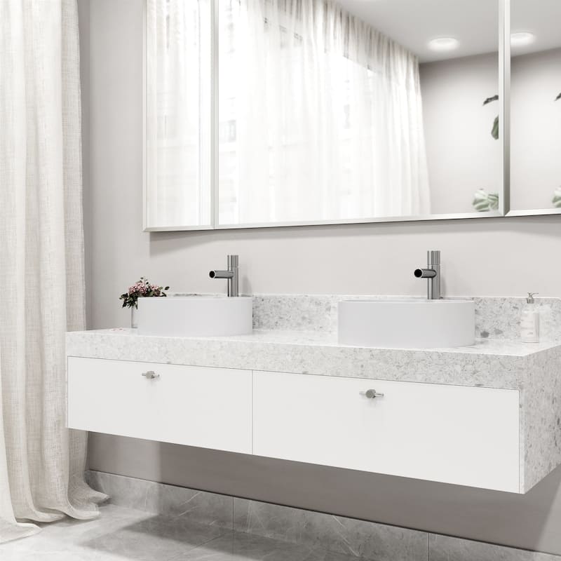 VIGO Ashford 11" H Single Handle Single Hole Vessel Bathroom Faucet