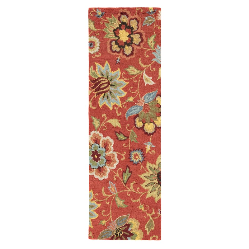 Zamora Handmade Floral Area Rug
