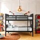 preview thumbnail 2 of 11, Full over Full Bunk Bed with Ladder for Bedroom