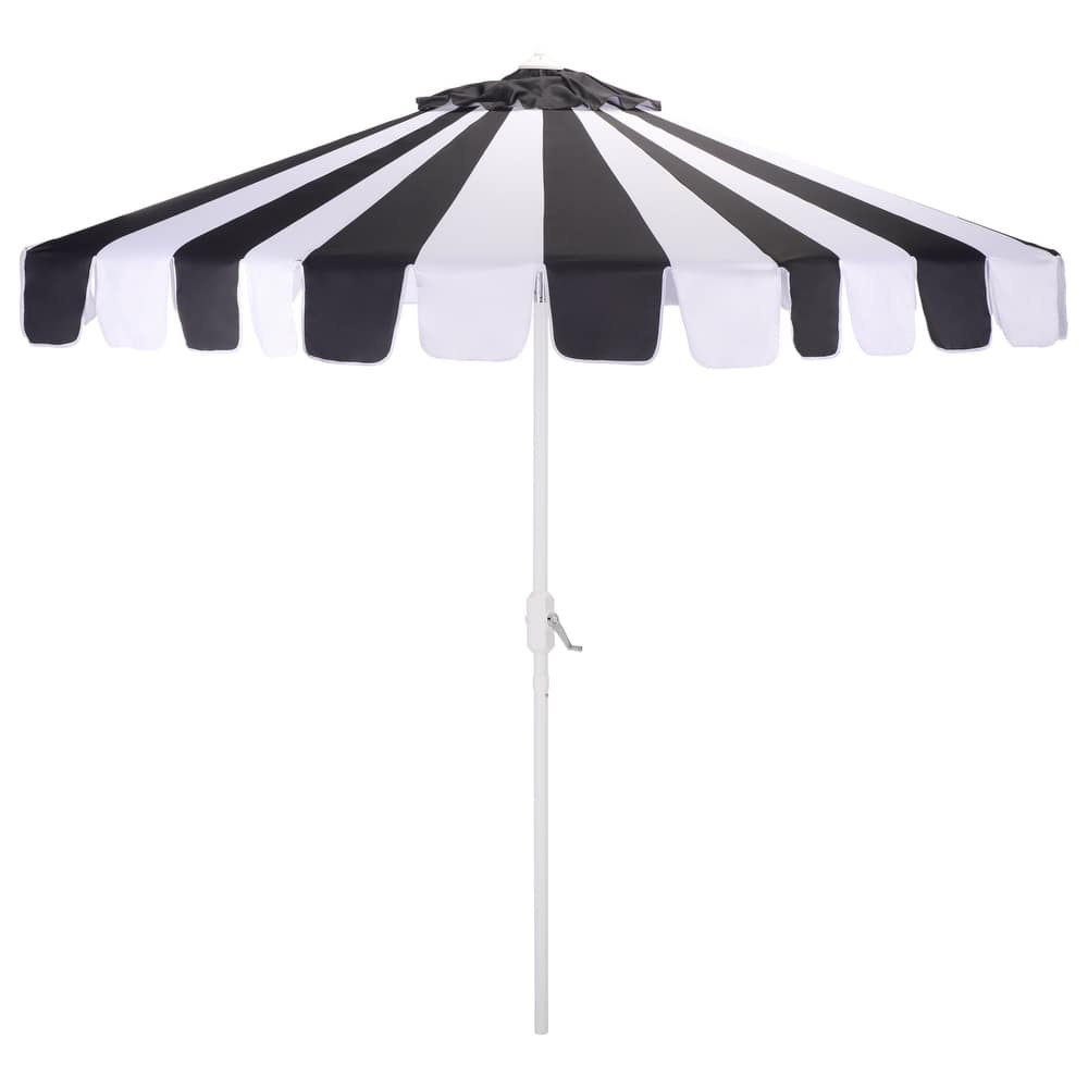 SAFAVIEH Outdoor Living Meze 9ft Crank Umbrella