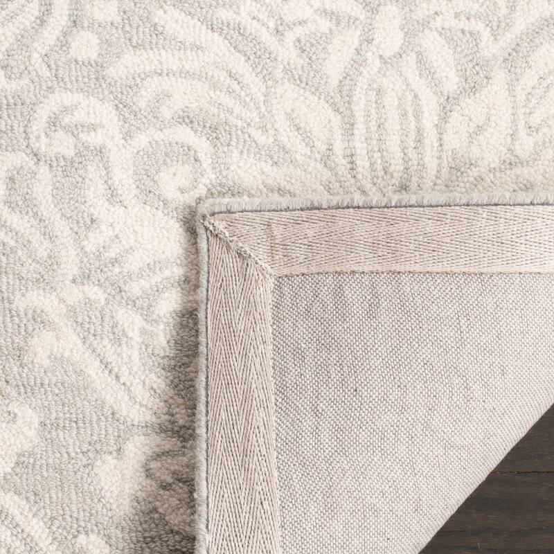 SAFAVIEH Handmade Blossom Lollie Modern Floral Wool Rug