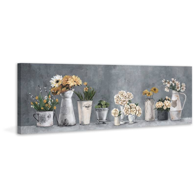'Unconventional Pots' Painting Print on Wrapped Canvas