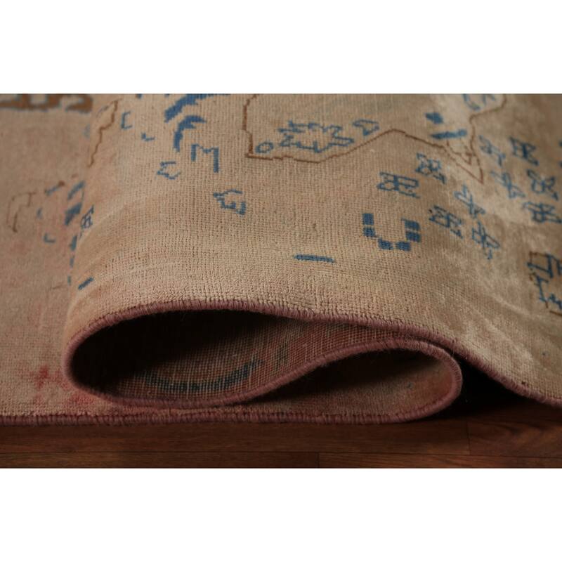 Kashmar Persian Vintage Area Rug Handmade Wool Carpet - 9'9" x 12'6"