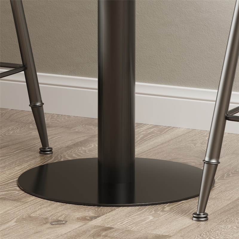 Tall Round Bar Height Bistro Pub Table for Business, Commercial Cafe
