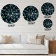 preview thumbnail 4 of 8, Designart 'Astrology with scarabs' Oversized Contemporary Wall CLock
