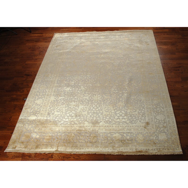 SAFAVIEH Couture Hand-knotted Josy of India Iyanna Traditional Border