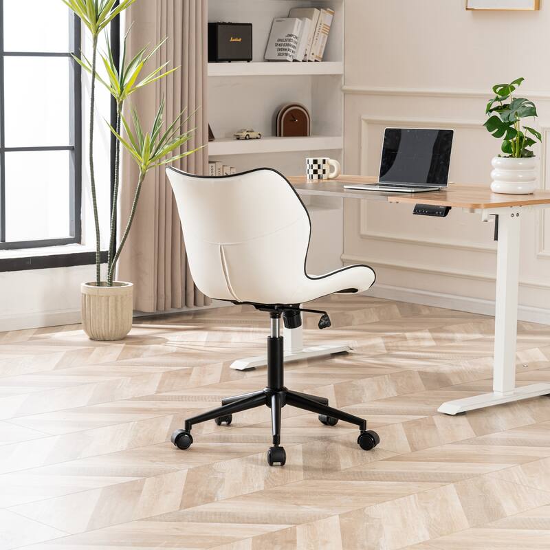 Swivel Armless Desk Chair Office Chairs Makeup Vanity Chair