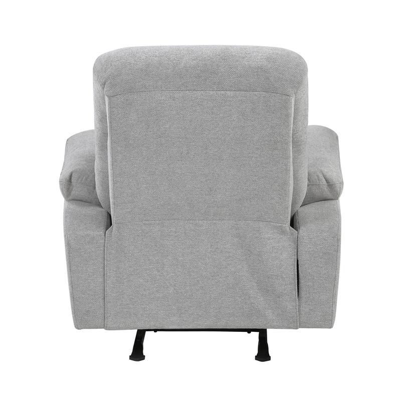 Alpina 38" Chenille Manual Rocker Recliner - Gentle Rocking Motion