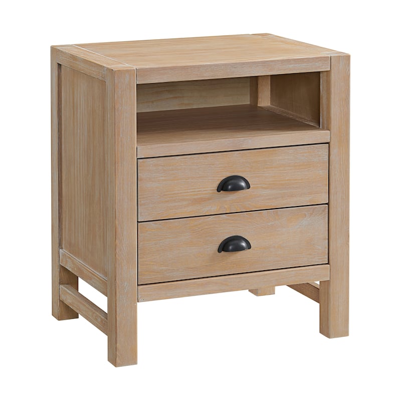 Arden 5-Piece Wood Bedroom Set with Queen Bed, Two 2-Drawer Nightstand, 5-Drawer Chest, 6-Drawer Dresser