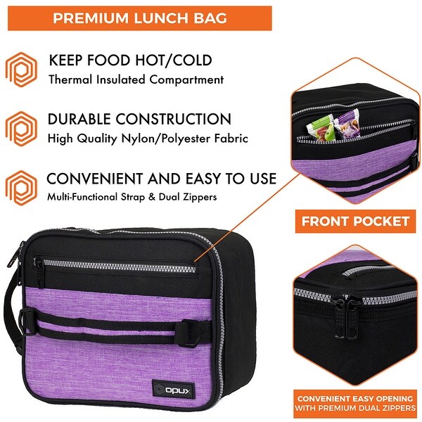 multi compartment lunch bag