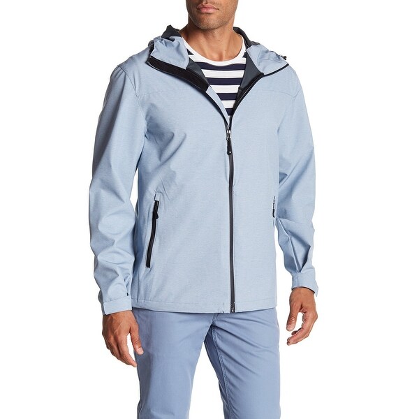 Shop 32 Degrees Blue Mens Size XS Hooded Tech Full-Zip ...