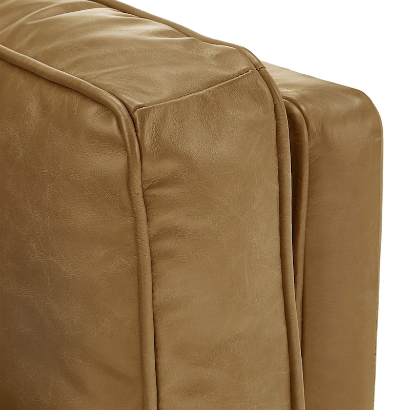 Gianella Oxford All Leather Sofa by iNSPIRE Q Modern