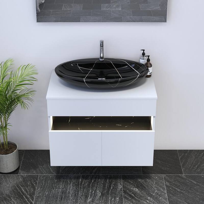 Laguna 2D 80 Floating Bathroom Vanity (32" Width)