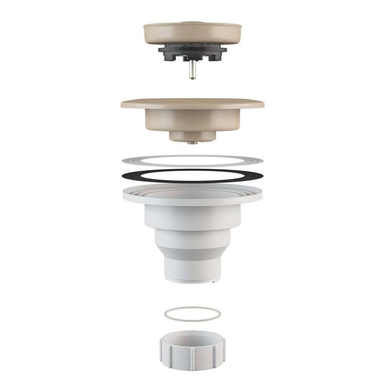 Lexicon Kitchen Sink Basket Strainer 3-1/2" Beige Finish