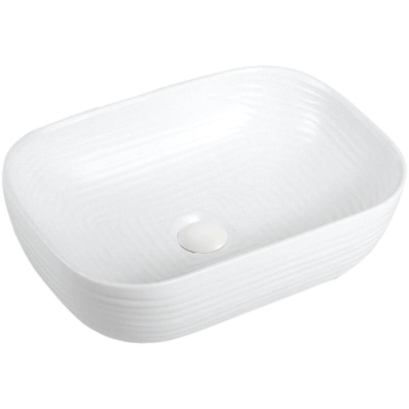 Karran USA VC-512 Valera 18-1/4" Rectangular Vitreous China Vessel - White