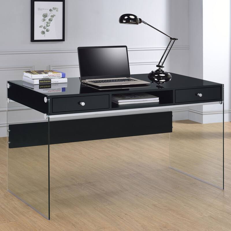 Dobrev Contemporary 48-inch 2-Drawer Writing Desk