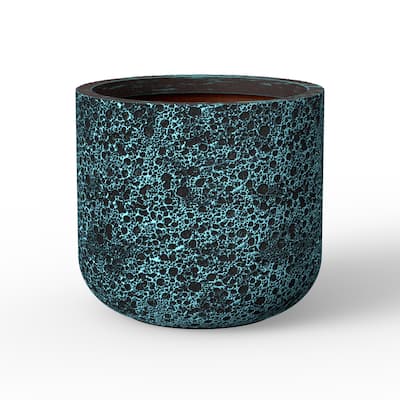 Tall Round Concrete Planter Flower Plant Pots