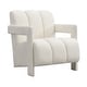 preview thumbnail 20 of 26, Roomfitters Modern Minimalist Leisure Armchair with L-Shaped Armrests and Polyester Upholstery