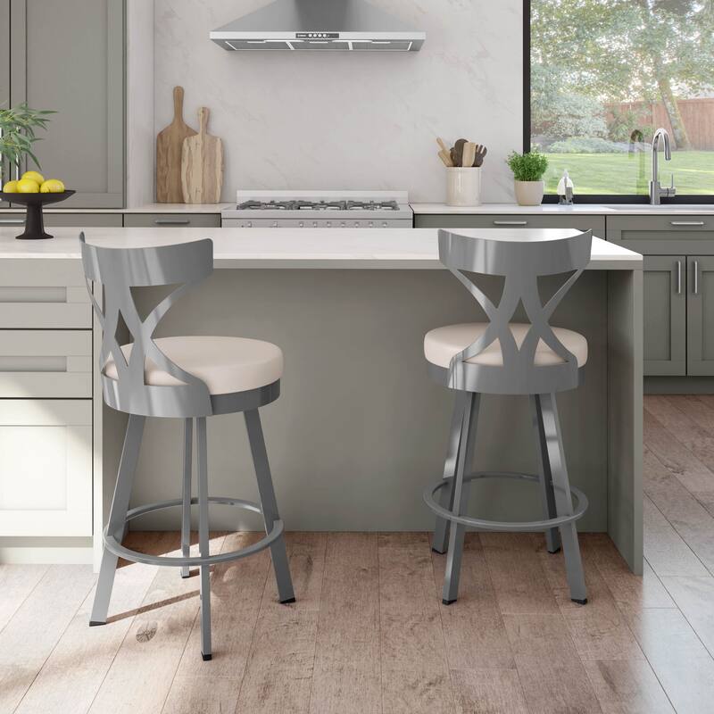 Amisco Washington Swivel Counter Stool