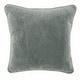 preview thumbnail 35 of 34, Porch & Den Montclair Velvet 18-inch Throw Pillow Sage Green
