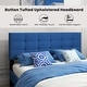 preview thumbnail 10 of 18, Costway Queen Upholstered Platform Bed Mattress Foundation Button
