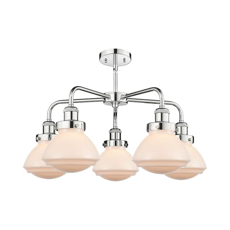 Innovations Lighting Olean - 5 Light 25" Stem Hung Chandelier