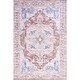 preview thumbnail 2 of 9, Nuloom Madilyn SpinClean Medallion Machine Washable Area Rug