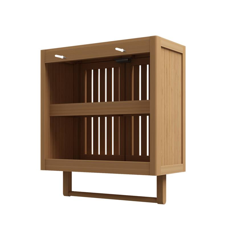 Bathroom Bamboo Wall Cabinet