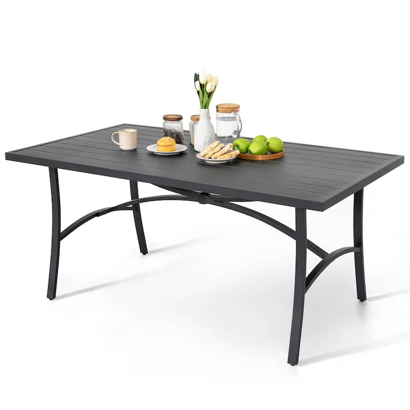 Nuu Garden Patio Aluminum Dining Table