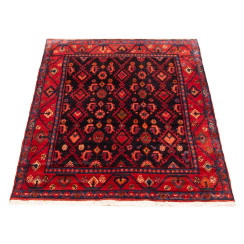 ECARPETGALLERY Hand-knotted Andelz Navy, Red Wool Rug - 3'7 x 5'11