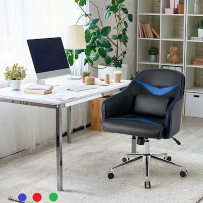 Costway Office Chair Task Desk Swivel Adjustable Height w/ Massage