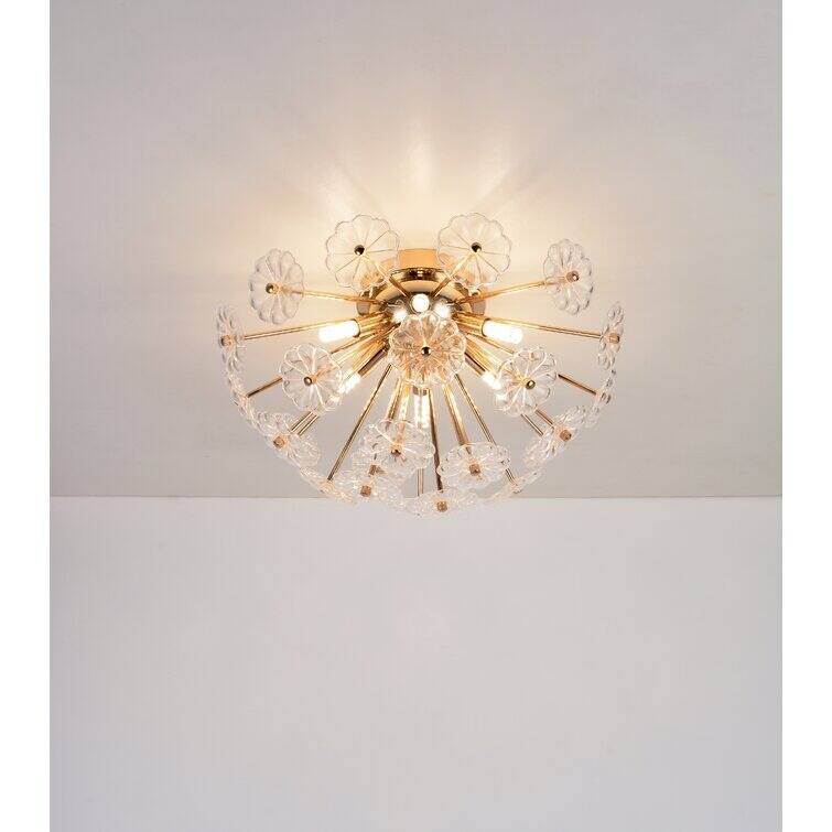 Gold Flush Mount Ceiling Light