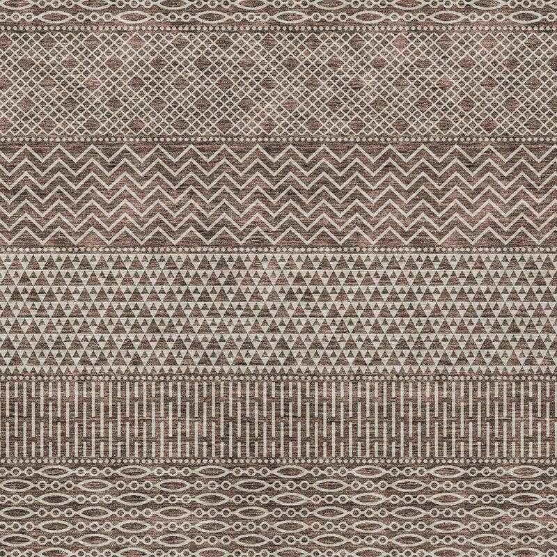 HomeRoots Chevron Modern Rectangle Outdoor Rug