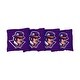 preview thumbnail 1 of 1, University Of Evansville Purple Aces Purple Cornhole Bags All-Weather Resin Filled
