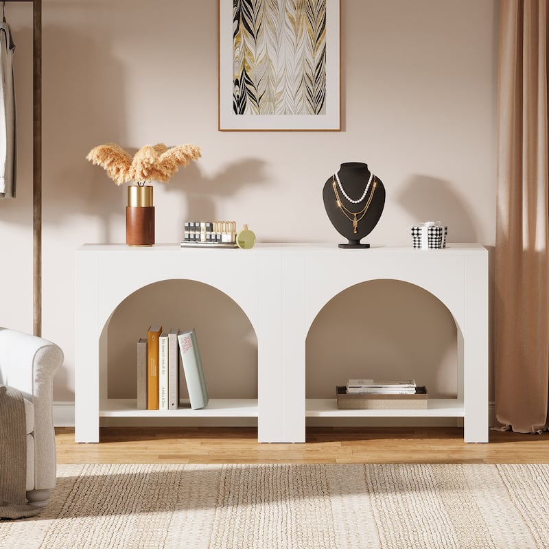 Farmhouse Night Stand Bedside Table for Bedroom Home Living Room