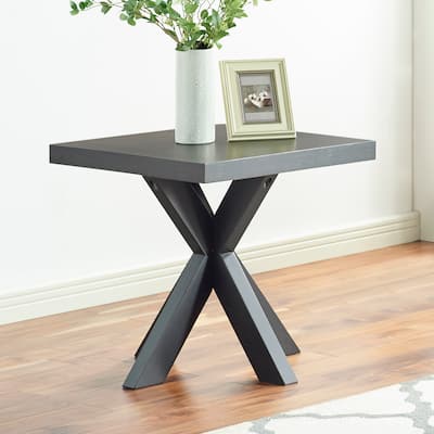 Strick & Bolton Harmony Ebony Finish End Table