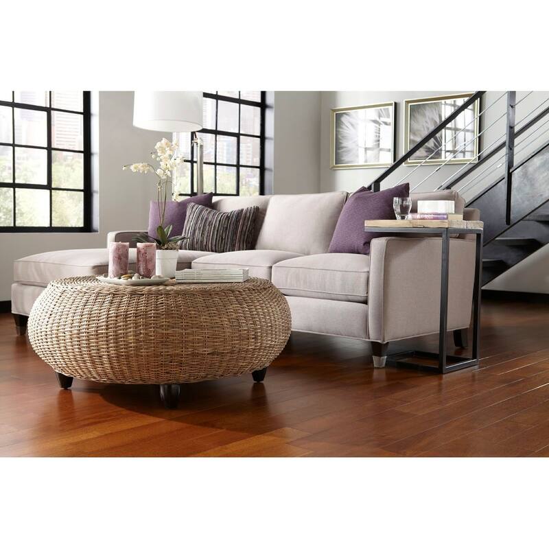 Captiva 42-inch Woven Kubu Mandalay Ottoman