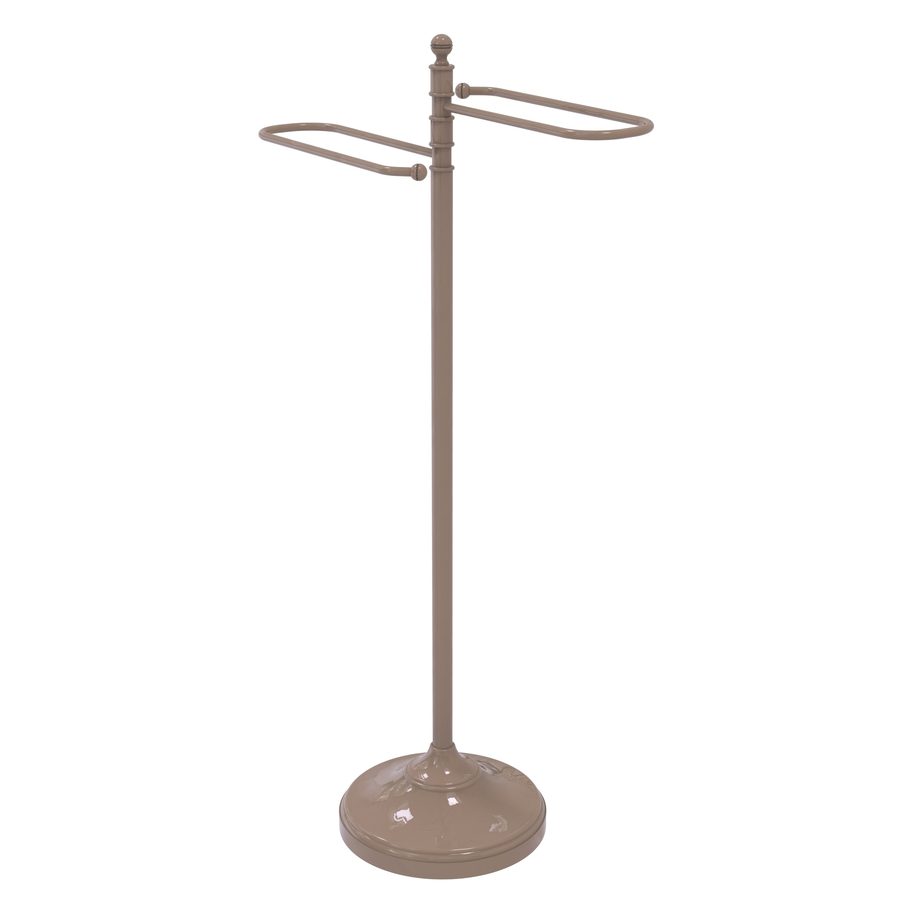 Allied Brass Traditional Free Standing Floor Bath Towel Valet in Antique Pewter Allied Brass Traditional Free Standing Floor Bath Towel Valet in Antique Pewter