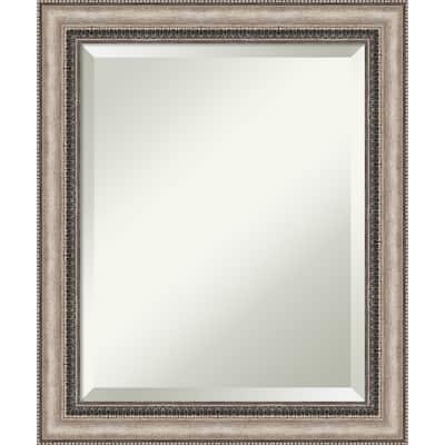 Beveled Wall Mirror - Lyla Ornate Silver Frame - Lyla Ornate Silver