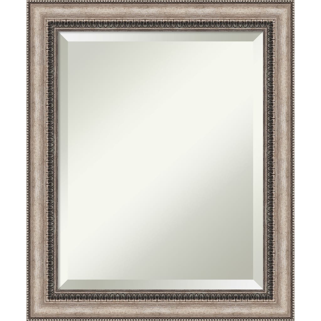 Beveled Wall Mirror - Lyla Ornate Silver Frame - Lyla Ornate Silver