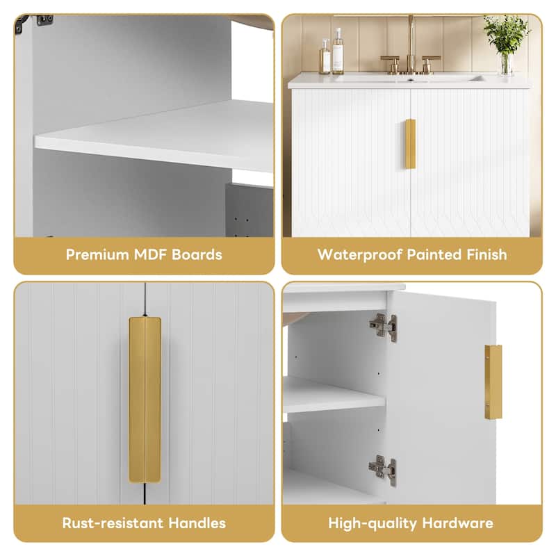 Stylish Vintage Bathroom Vanity with Premium Functionality and Durability