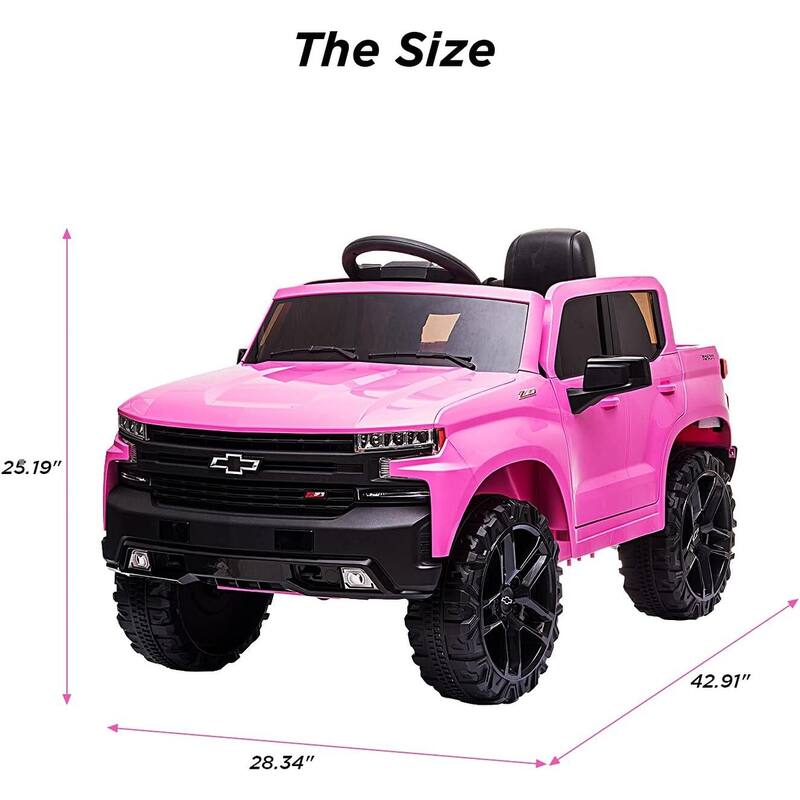 12V Kids Ride on Car , Licensed Chevrolet Silverado Kids Ride on Tuck Car