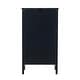 preview thumbnail 11 of 11, Linon Ava Black Small Cabinet with Glass Door