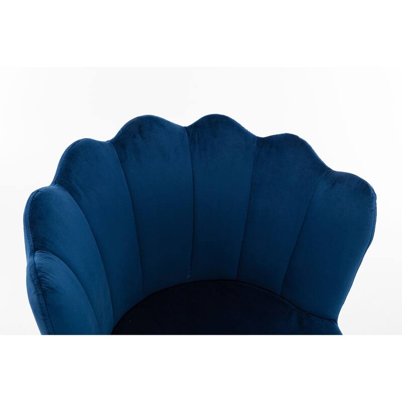 Merax Swivel Velvet Shell Chair for Living Room